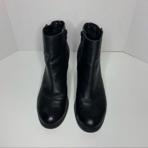 14th and Union Black Leather Booties Size 11